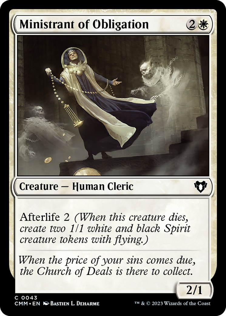 Ministrant of Obligation [Commander Masters] - Destination Retro