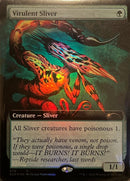 Virulent Sliver (Extended Art) [Secret Lair Drop Promos] - Destination Retro