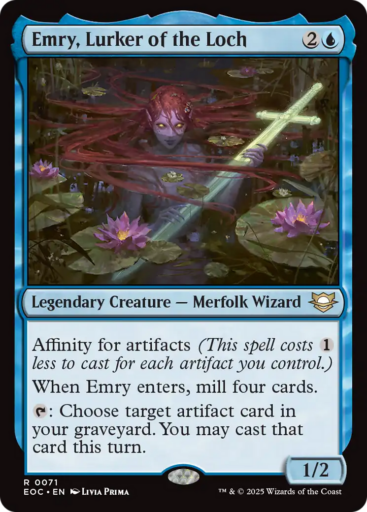 Emry, Lurker of the Loch [Edge of Eternities Commander] - Destination Retro