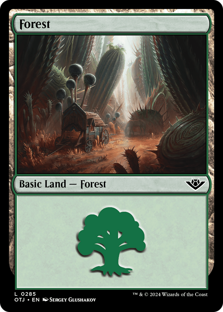 Forest (0285) [Outlaws of Thunder Junction] - Destination Retro
