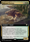 Infested Thrinax (Extended Art) [Modern Horizons 3 Commander] - Destination Retro