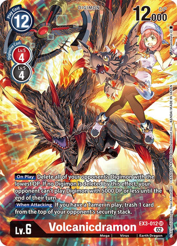 Volcanicdramon [EX3-012] (Alternate Art) [Draconic Roar] - Destination Retro