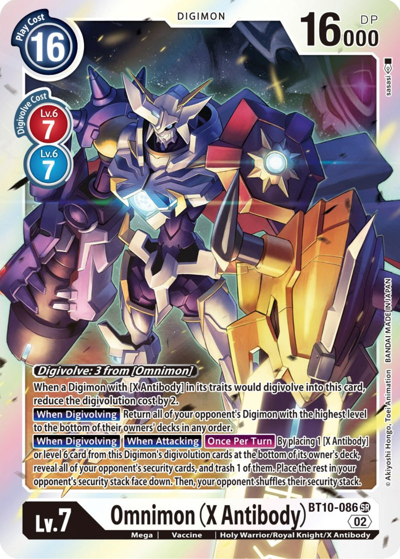 Omnimon (X Antibody) [BT10-086] [Xros Encounter] - Destination Retro
