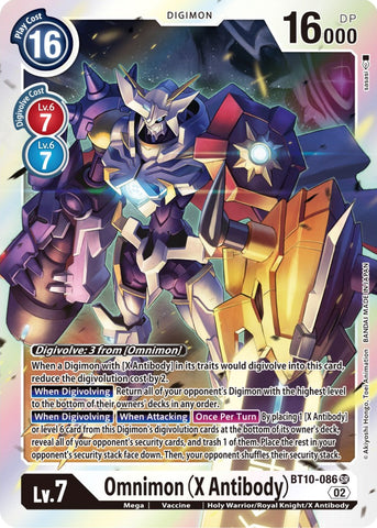 Omnimon (X Antibody) [BT10-086] [Xros Encounter] - Destination Retro