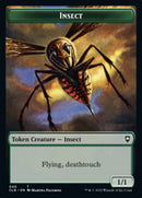 Spider // Insect Double-Sided Token [Commander Legends: Battle for Baldur's Gate Tokens] - Destination Retro