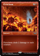 Pyroclasm (Promo Pack) [Duskmourn: House of Horror Promos] - Destination Retro
