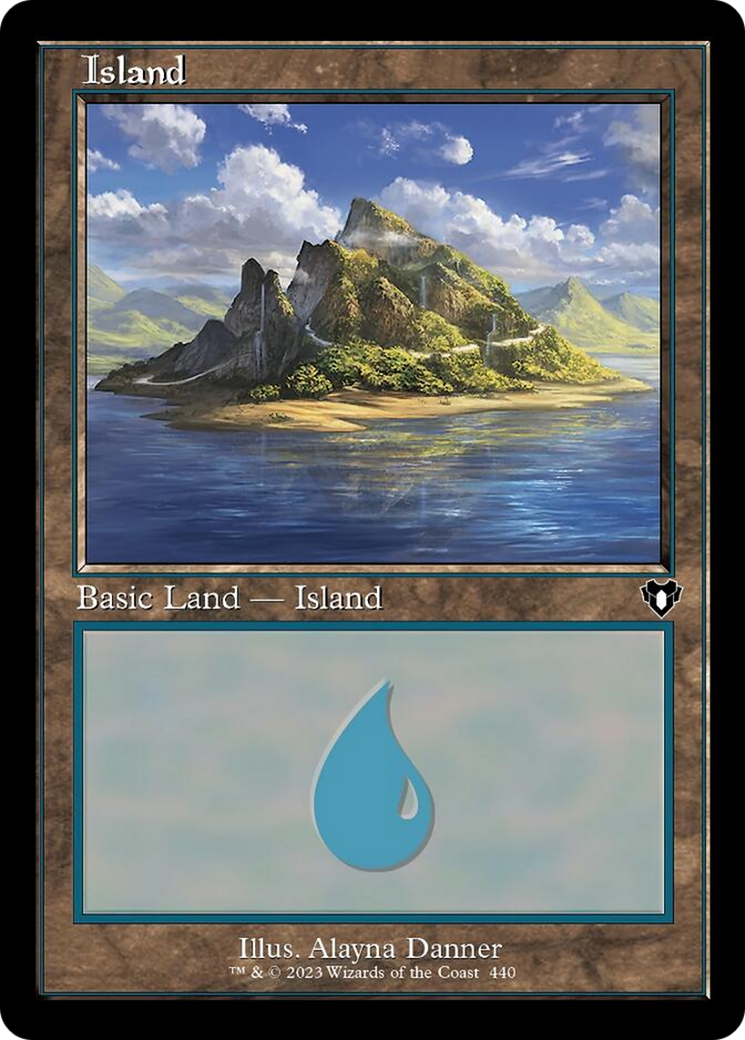 Island (440) (Retro) [Commander Masters] - Destination Retro