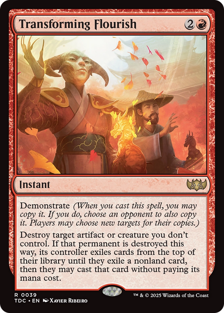 Transforming Flourish [Tarkir: Dragonstorm Commander] - Destination Retro