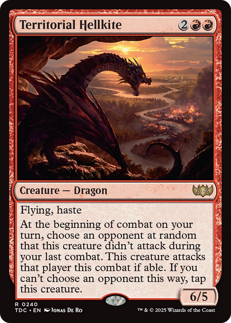 Territorial Hellkite [Tarkir: Dragonstorm Commander] - Destination Retro