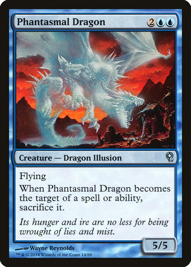 Phantasmal Dragon [Duel Decks: Jace vs. Vraska] - Destination Retro