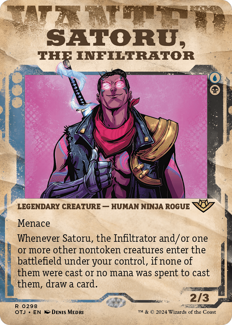 Satoru, the Infiltrator (Showcase) [Outlaws of Thunder Junction] - Destination Retro