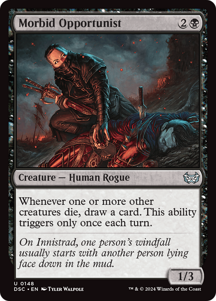 Morbid Opportunist [Duskmourn: House of Horror Commander] - Destination Retro