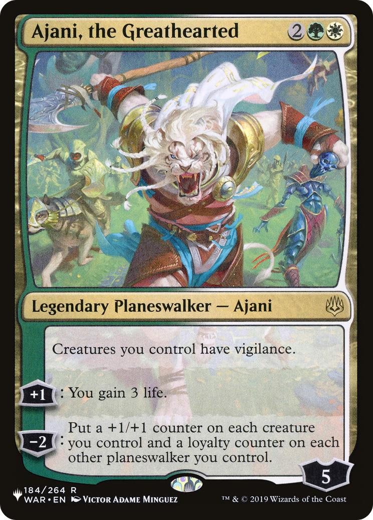 Ajani, the Greathearted [The List] - Destination Retro