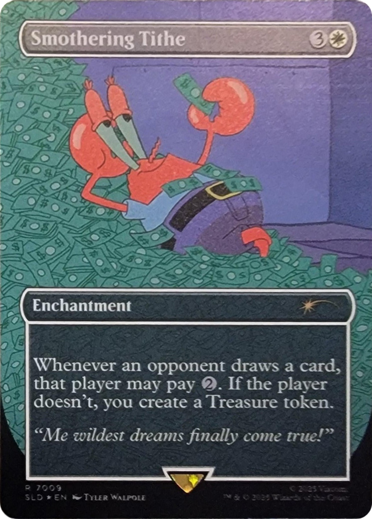 Smothering Tithe (7009) (Rainbow Foil) [Secret Lair Drop Series] - Destination Retro