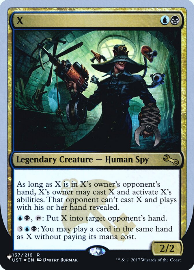 X (Unfinity Foil Edition) [The List] - Destination Retro