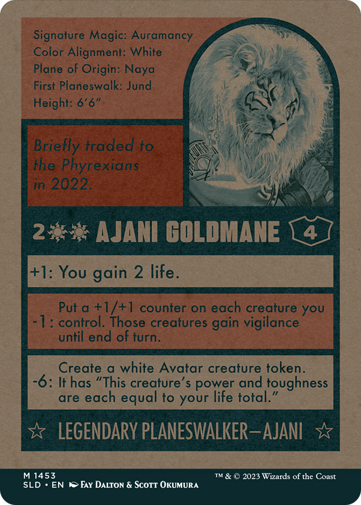 Ajani Goldmane [Secret Lair Drop Series] - Destination Retro
