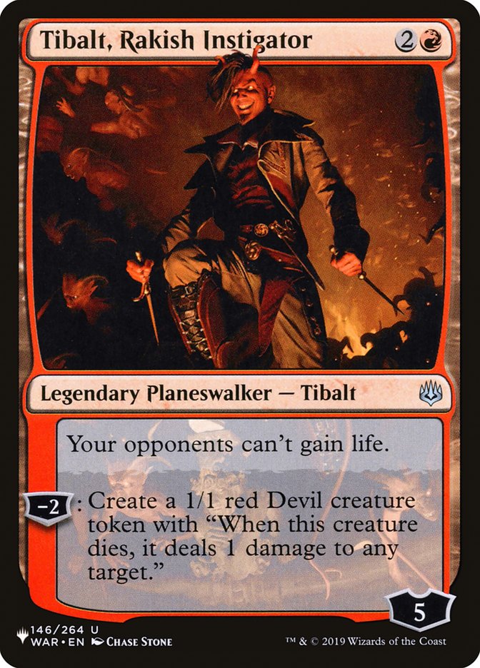Tibalt, Rakish Instigator [The List] - Destination Retro