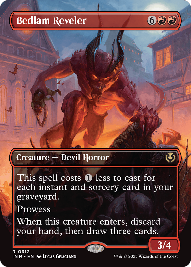 Bedlam Reveler (Borderless) [Innistrad Remastered] - Destination Retro