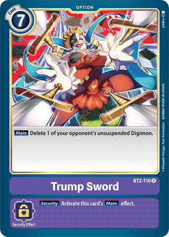 Trump Sword [BT2-110] [Release Special Booster Ver.1.0] - Destination Retro