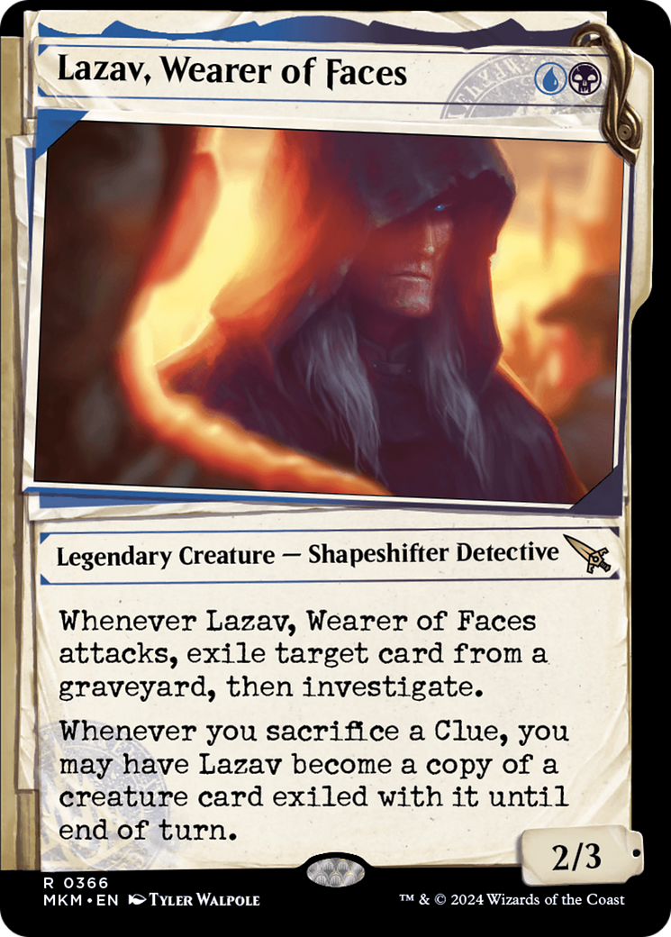 Lazav, Wearer of Faces (Showcase) (0366) [Murders at Karlov Manor] - Destination Retro