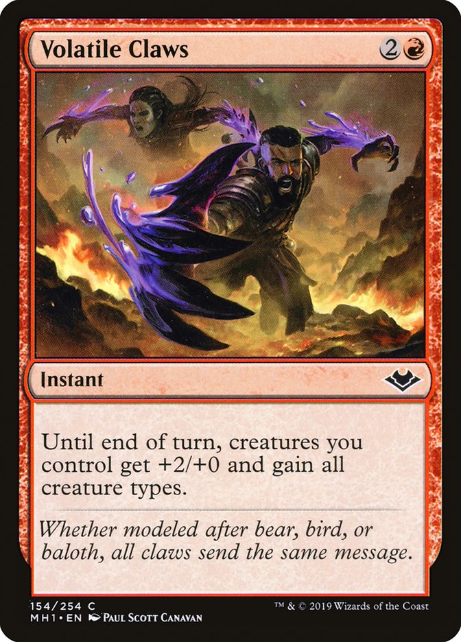 Volatile Claws [Modern Horizons] - Destination Retro