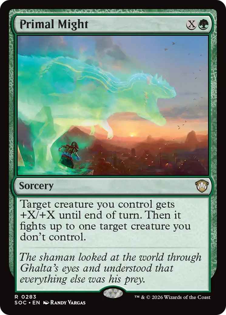 Primal Might [Secrets of Strixhaven Commander] - Destination Retro