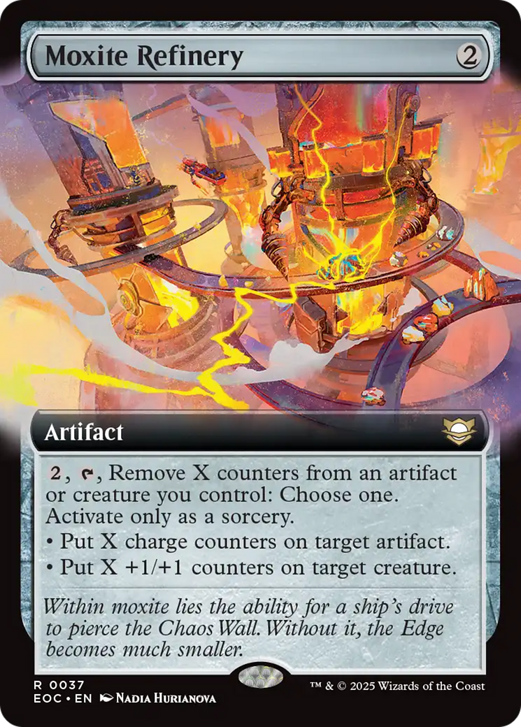 Moxite Refinery (Extended Art) [Edge of Eternities Commander] - Destination Retro
