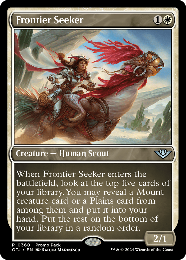 Frontier Seeker (Promo Pack) [Outlaws of Thunder Junction Promos] - Destination Retro