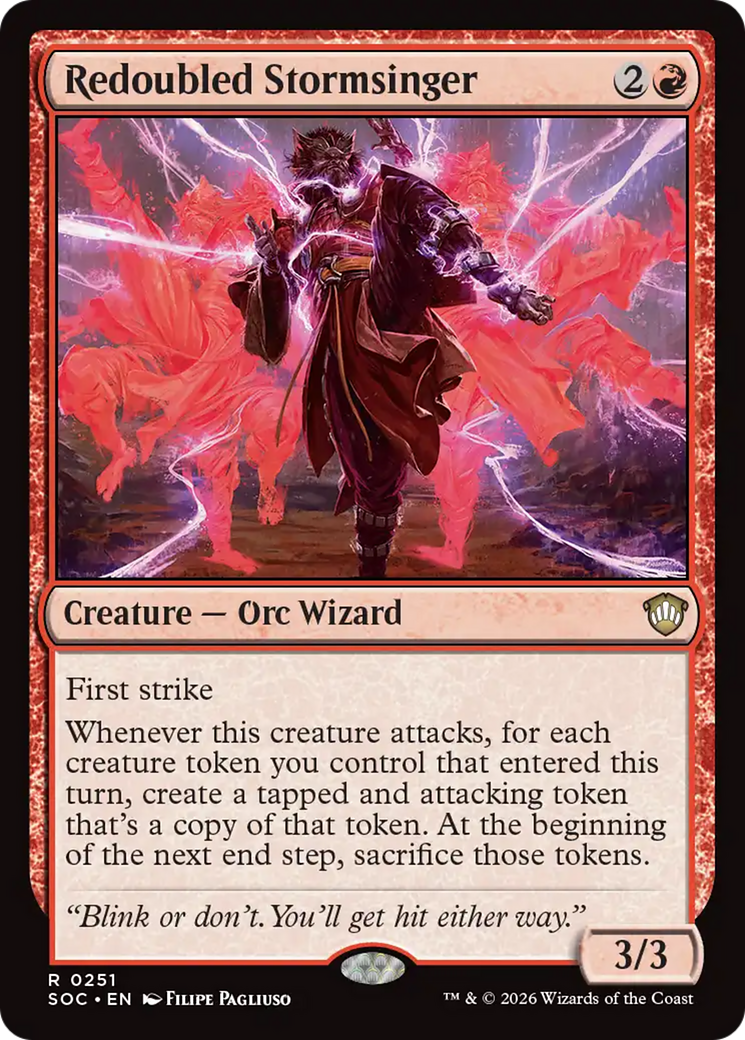 Redoubled Stormsinger [Secrets of Strixhaven Commander] - Destination Retro