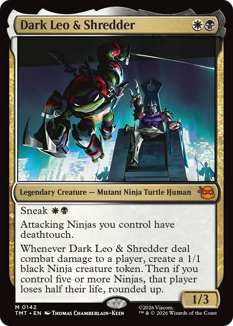 Dark Leo & Shredder [Teenage Mutant Ninja Turtles] - Destination Retro