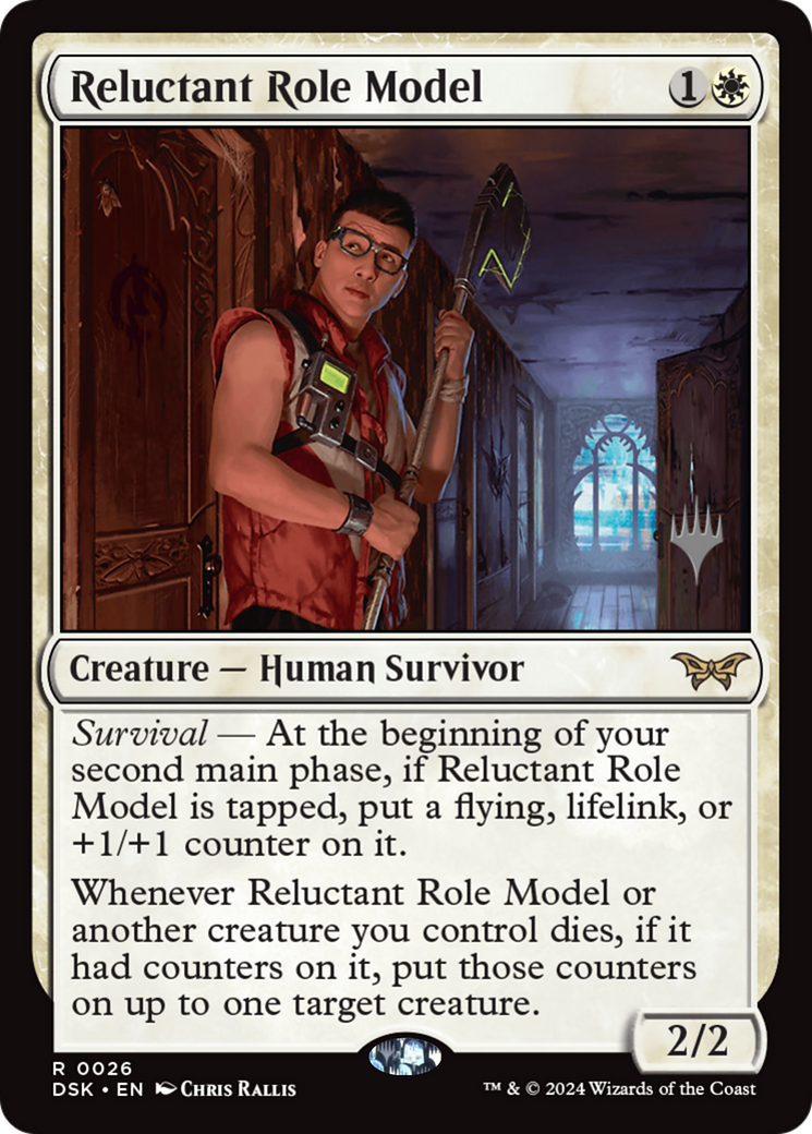 Reluctant Role Model (Promo Pack) [Duskmourn: House of Horror Promos] - Destination Retro
