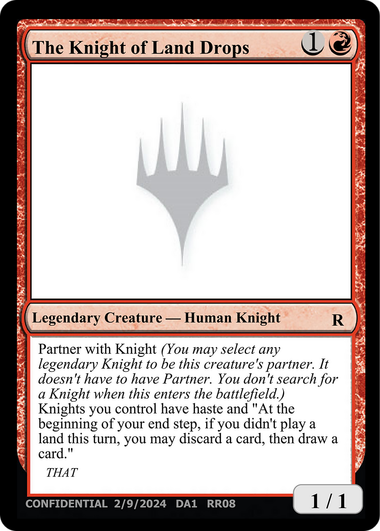 The Knight of Land Drops [Unknown Event] - Destination Retro