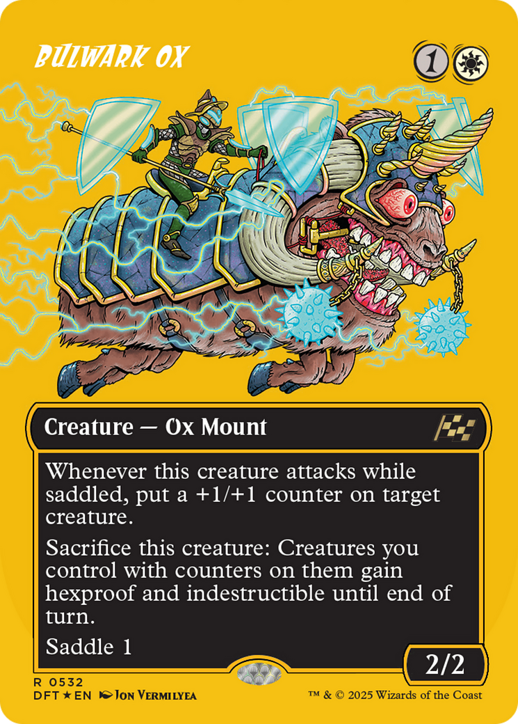 Bulwark Ox (Borderless) (First-Place Foil) [Aetherdrift] - Destination Retro