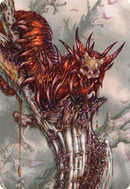 Grist, Voracious Larva Art Card [Modern Horizons 3 Art Series] - Destination Retro
