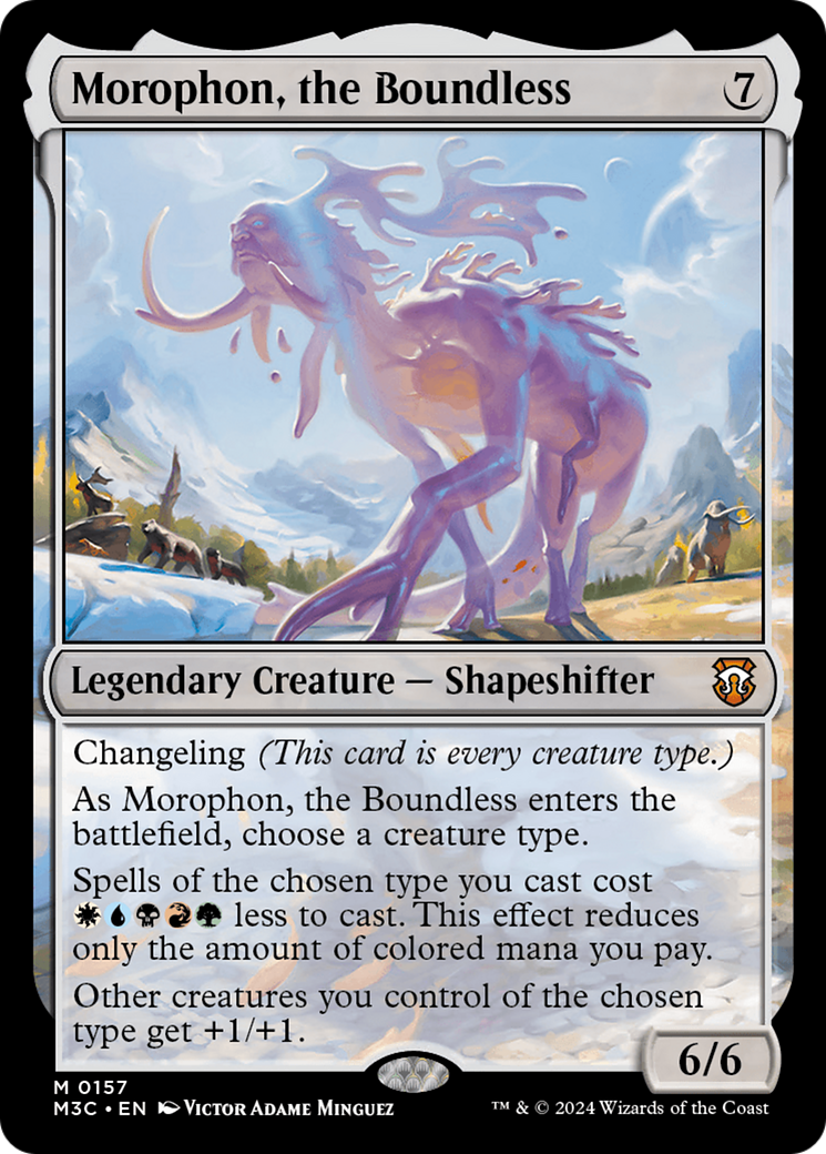 Morophon, the Boundless (Ripple Foil) [Modern Horizons 3 Commander] - Destination Retro