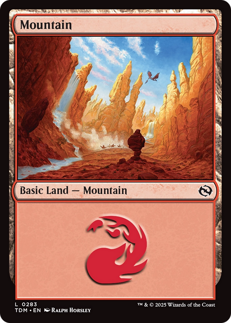 Mountain (0283) [Tarkir: Dragonstorm] - Destination Retro