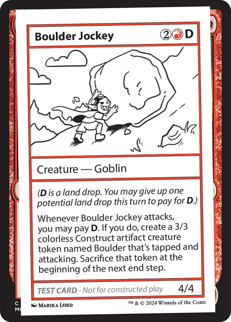 Boulder Jockey [Mystery Booster 2 Playtest Cards] - Destination Retro