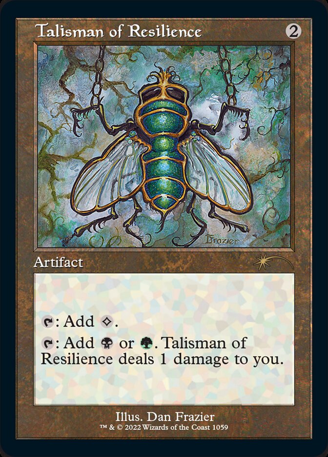 Talisman of Resilience (Foil Etched) [Secret Lair Drop Series] - Destination Retro