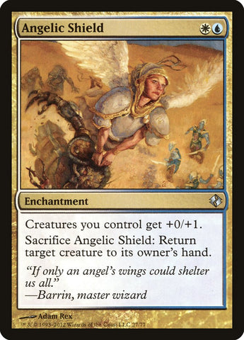 Angelic Shield [Duel Decks: Venser vs. Koth] - Destination Retro