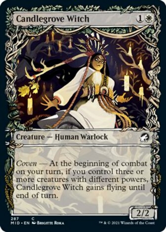 Candlegrove Witch (Showcase Equinox) [Innistrad: Midnight Hunt] - Destination Retro