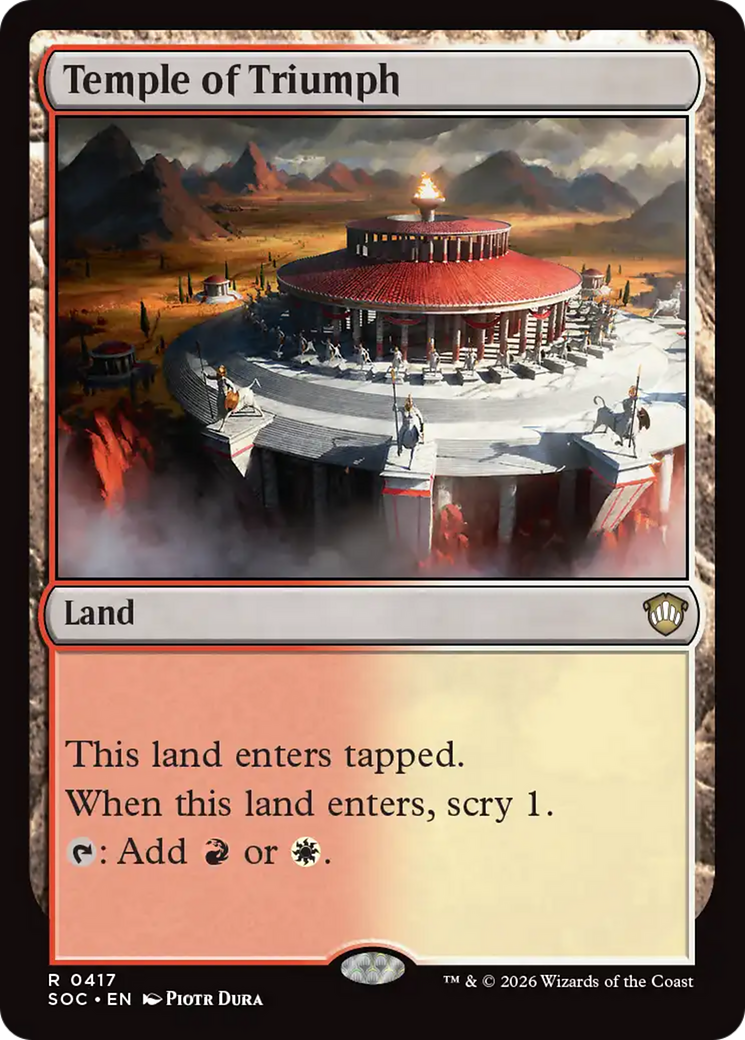 Temple of Triumph [Secrets of Strixhaven Commander] - Destination Retro