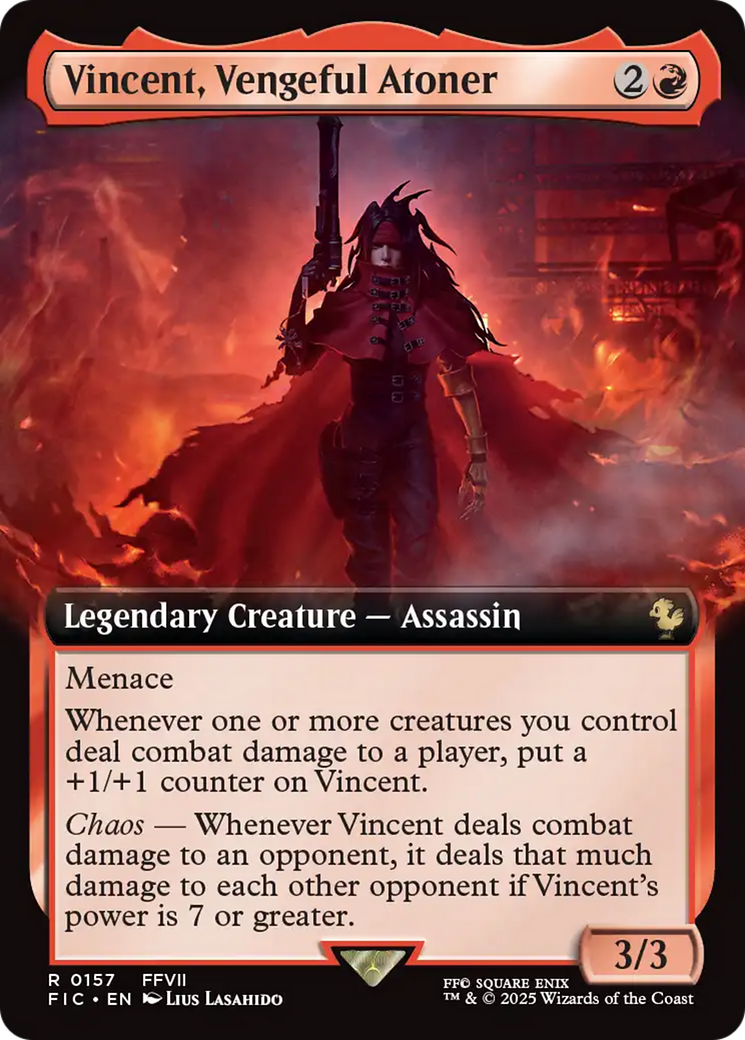 Vincent, Vengeful Atoner (Extended Art) [FINAL FANTASY Commander] - Destination Retro