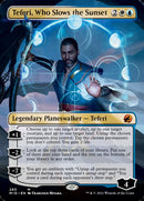 Teferi, Who Slows the Sunset (Borderless) [Innistrad: Midnight Hunt] - Destination Retro