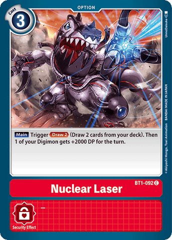 Nuclear Laser [BT1-092] [Release Special Booster Ver.1.0] - Destination Retro