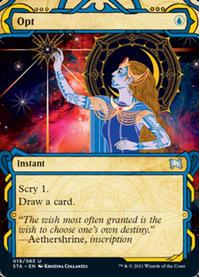 Opt (Foil Etched) [Strixhaven: Mystical Archive] - Destination Retro