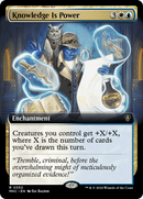 Knowledge is Power (Extended Art) [Murders at Karlov Manor Commander] - Destination Retro