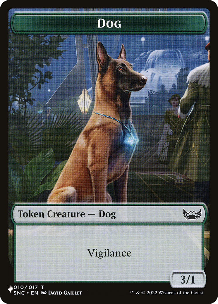 Shapeshifter // Dog Double-Sided Token [The List] - Destination Retro
