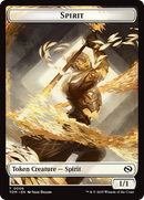 Spirit (0006) // Spirit (0007) Double-Sided Token [Tarkir: Dragonstorm Tokens] - Destination Retro