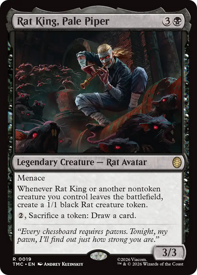 Rat King, Pale Piper [Teenage Mutant Ninja Turtles Commander] - Destination Retro