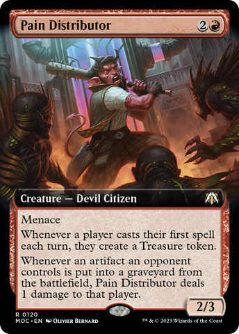 Pain Distributor (Extended Art) [March of the Machine Commander] - Destination Retro